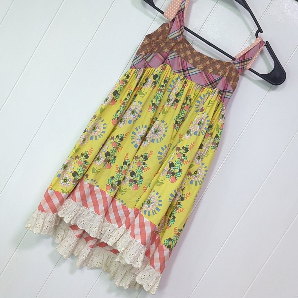 Matilda Jane Yellow and Pink Floral Kids Dress - Picture 9 of 9